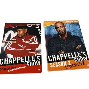 5 for $25| Chappelles Show Season 1 & 2 Uncensored lot (DVD, 2004, 2-Disc Sets)